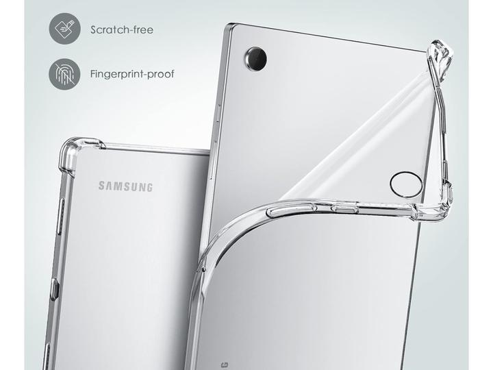 Actual product image Screenguard Samsung Galaxy Tab A8 Case Crystal Soft Airbag Bumper (Galaxy Tab A8)