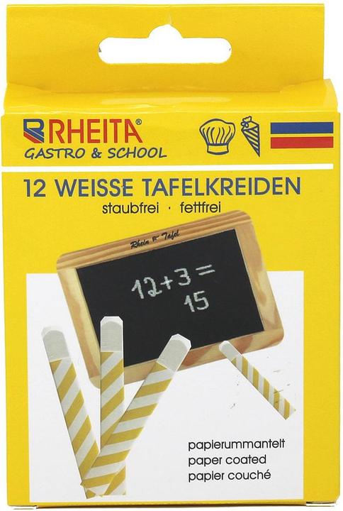 Image du produit Rheita Craies pour tableaux noirs (Blanc, 12 x)
