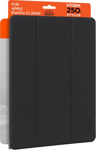 Produktbild Eiger Folio-Case mit Stylus-Halterung schwarz Storm 250m Stylus Case Black (iPad Pro 11 2024 (M4))