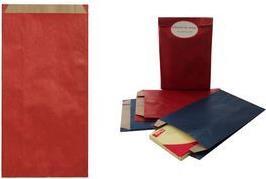 Immagine prodotto Agipa Buste regalo - in carta kraft, grandi, blu (Borsa da regalo, 1 x)