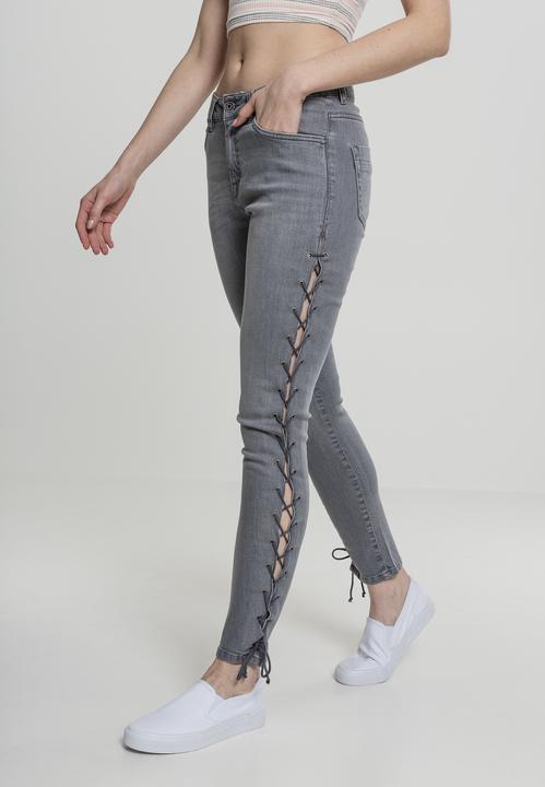 Immagine prodotto Urban Classics Ladies Denim Lace Up Skinny Pants (28)