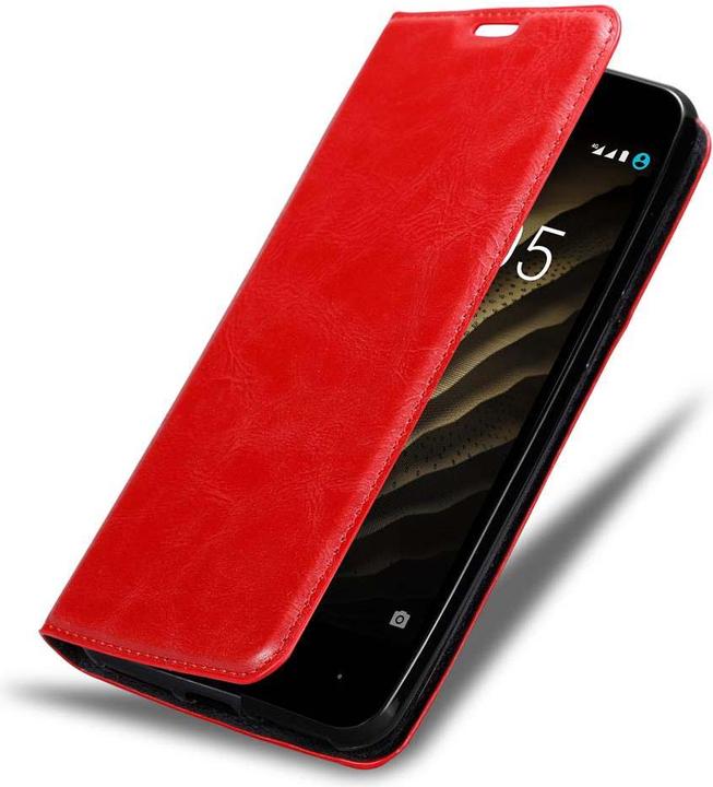 Actual product image Cadorabo Book Invisible Magnet Cover (BQ Aquaris U, BQ Aquaris U Lite)