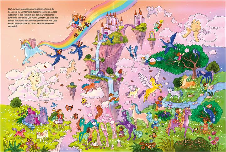 Immagine prodotto Wo ist das kleine Einhorn? (Tedesco, Isabella Metzen, Loewe Wimmelbücher, Loewe I miei primi libri, 2023)