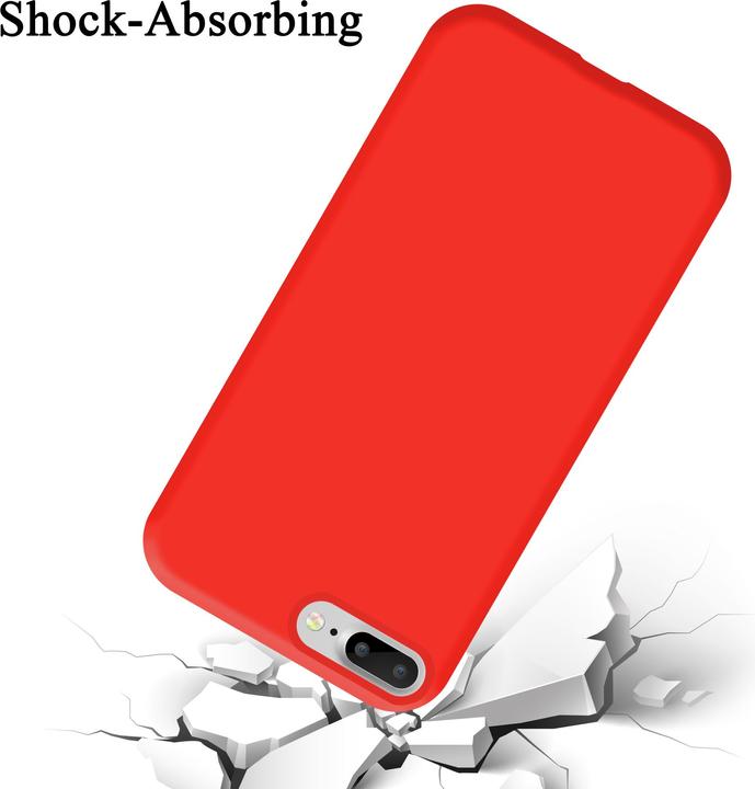 Immagine prodotto Cadorabo Copertura della cassa del silicone liquido TPU (Apple iPhone 8 Plus, Apple iPhone 7 Plus, Apple iPhone 7s Plus)