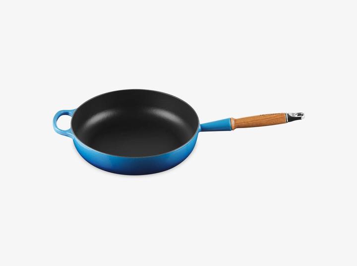 Immagine prodotto Le Creuset Padella Sig 28cm Azzurra (28 cm, Padella per friggere, Ghisa)