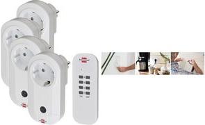 Actual product image Brennenstuhl Comfort Line radio switch set RC CE1 4001 (4-pole)