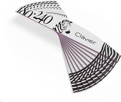 Actual product image Clavier Nail File 180/240 10Pcs.