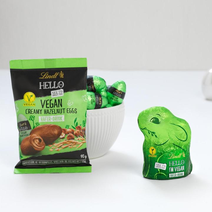 Actual product image Lindt Hello Vegan Bunny with Oat Drink (80 g)