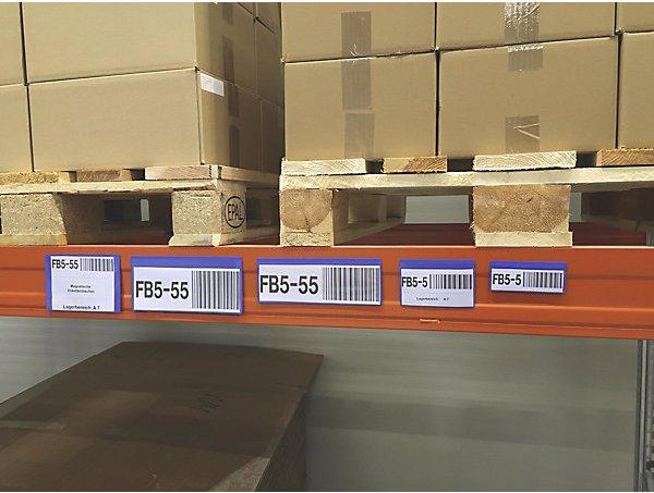 Produktbild Valdemar Krog Etikettentaschen, VE 50 Stk, mit Magnetstreifen, BxH 160x110 mm, DIN A6, gelb