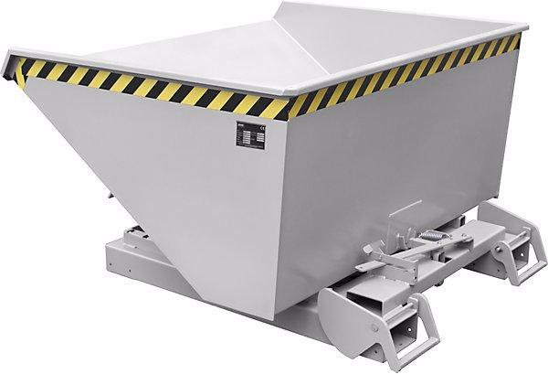 Produktbild eurokraft pro Kippbehälter automatisch, Volumen 0,6 m³, verzinkt (600 l)