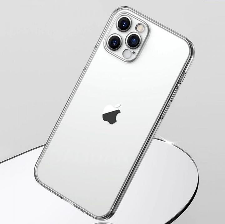 Produktbild Screenguard iPhone 12 Pro Max Gummi Hülle Camera Protector Case (Apple iPhone 12 Pro Max)