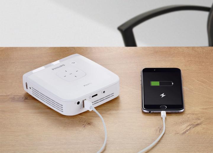 Actual product image Philips PicoPix PLUS (HD, 350 lm, 1.47:1)
