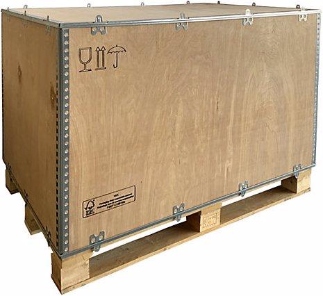 Image du produit Durbiano srl Caisse pliante en bois, standard, L x l x h 1180 x 780 x 750 mm, à partir de 1 (1 x)