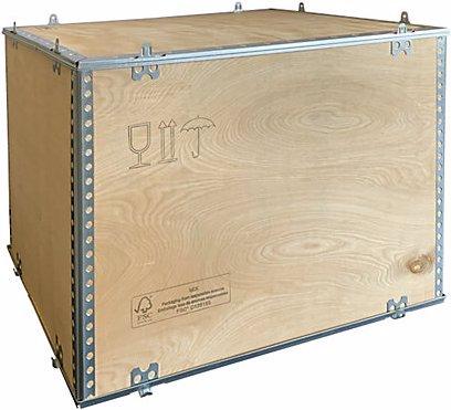 Produktbild Durbiano srl Holzfaltkiste, Standard, LxBxH 780x580x580 mm, ab 1 Stk (1 x)