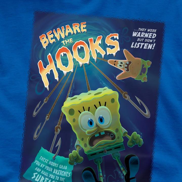 Produktbild Spongebob Squarepants Beware The Hooks TShirt (L)