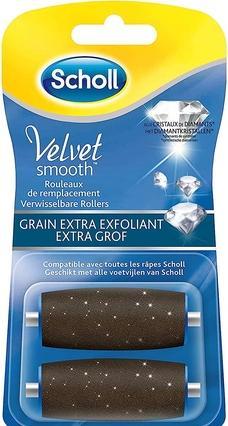 Scholl Velvet Smooth Express Pedi Crystal Diamonds Extra Exfoliating Grain Cartridges For Electric