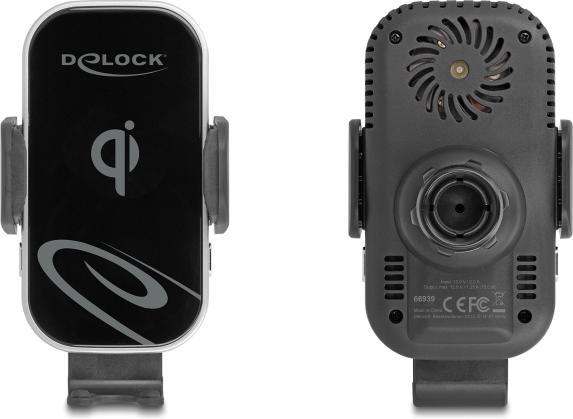 Produktbild Delock Wireless Car Charger Smartphone Halterung mit Ladefun