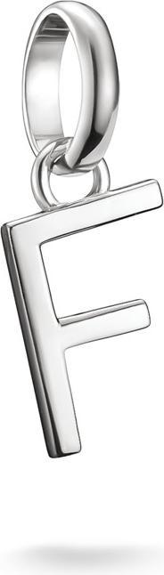 Thomas Sabo Charm-Anhänger Buchstabe F Connect Silber (Silber 925)