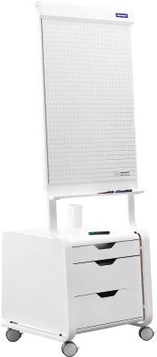 Image du produit Magnetoplan MAGNETOP. Tool-Hub Evolution Plus 12270600 blanc, avec roulettes