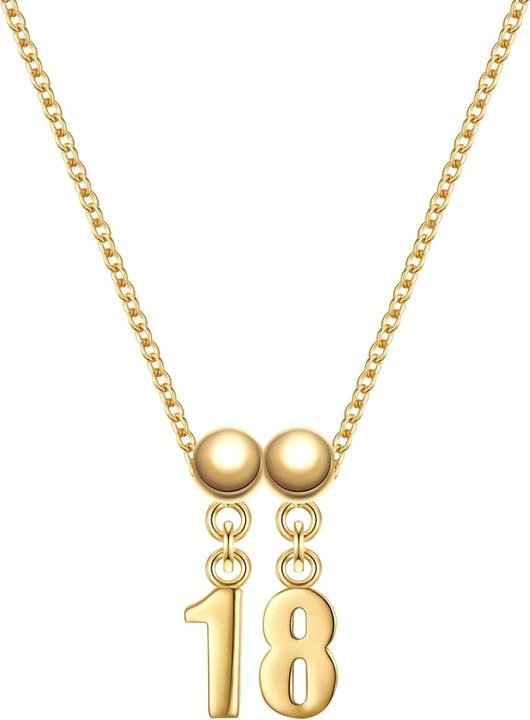 Glanzstücke München Damen Charm Zahl 18 - 36892 (Sterling Silber)