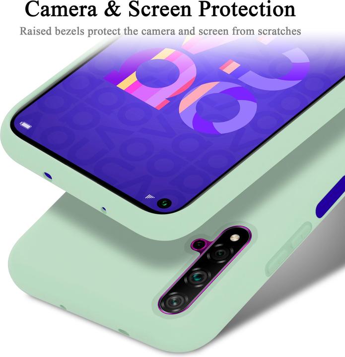 Immagine prodotto Cadorabo Copertura della cassa del silicone liquido TPU (Huawei Nova 5T, K20, TCL 20S)