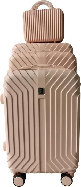 Produktbild NTK-Collection Hartschalenkoffer 4er-Set Mabell Pink (115 l, Handgepäck (bis 50l), M (50 - 90l), L (90 - 115l), XL (ab 115l))