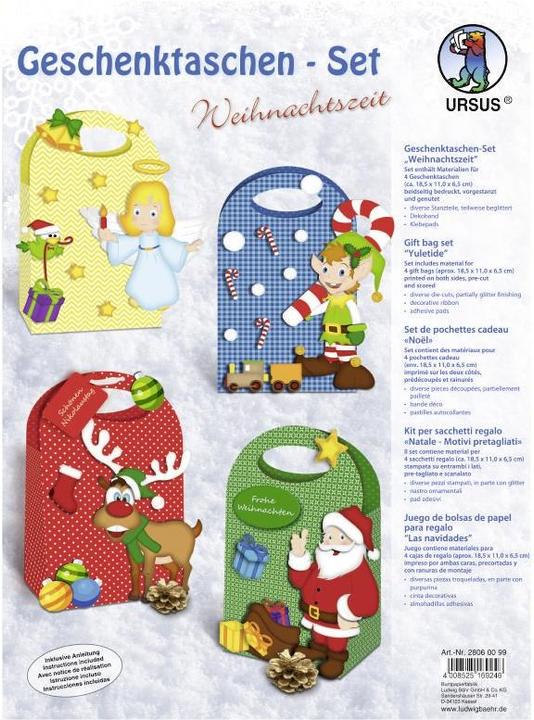 Produktbild Ursus Geschenktasche Weihnachtszeit (Geschenktüte, 4 x)