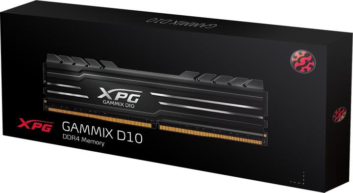 Actual product image XPG GAMMIX D10 memory module GB DDR4 (1 x 16GB, 3600 MHz, DDR4-RAM, DIMM)