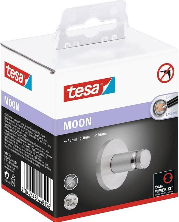 Immagine prodotto tesa Gancio per asciugamani MOON con soluzione adesiva senza forare