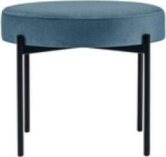 Paperflow Hocker GAIA, rund, Stoffbezug, elfenbein