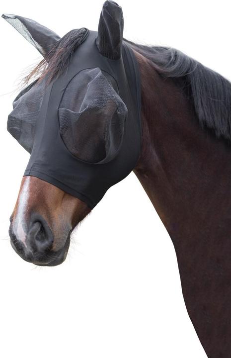 Kerbl Masque anti-mouches FinoStrech noir, Cob