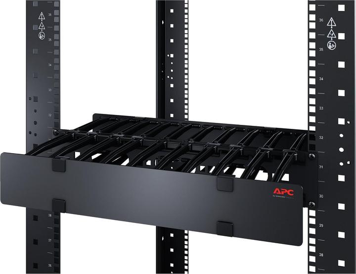 Produktbild APC Horizontal Cable Manager 1Ux4Zoll 10 cm Deep SingleSided with Cover