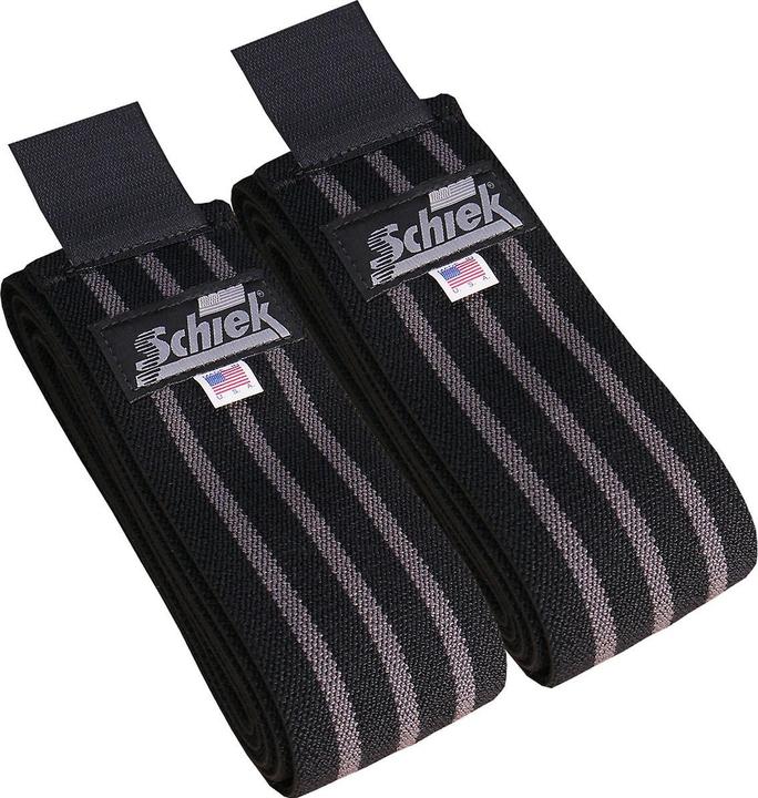 Image du produit Schiek Knee Wraps Modèle 1178S Noir/Argent 78 (Taille unique)