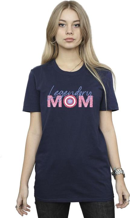 Immagine prodotto Maglietta boyfriend in cotone Avengers Captain America Mum (XL)