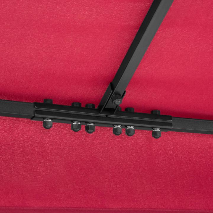 Actual product image Uniprodo Patio Gazebo - 3 x 4 m - 180 g/m² - wine red (394 cm, 294 cm)
