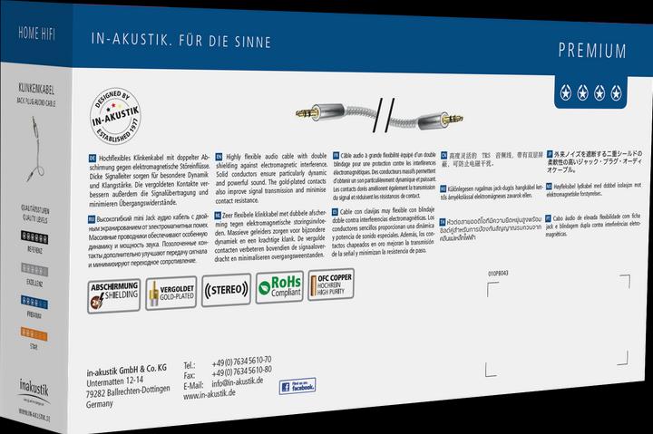 Actual product image Inakustik 3.5mm – 3.5mm (1.50 m, 3.5mm jack (AUX))