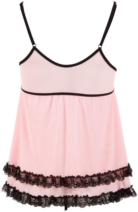 Image du produit Cottelli Collection Babydoll & String Rose (L)