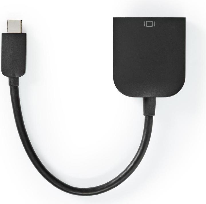 Produktbild Nedis USB Adapter USB 3.2 Gen 1 USB-CT Male VGA Female 5 Gbps 0.20 m Round Nickel Plated PVC Black P (USB, 20 cm)
