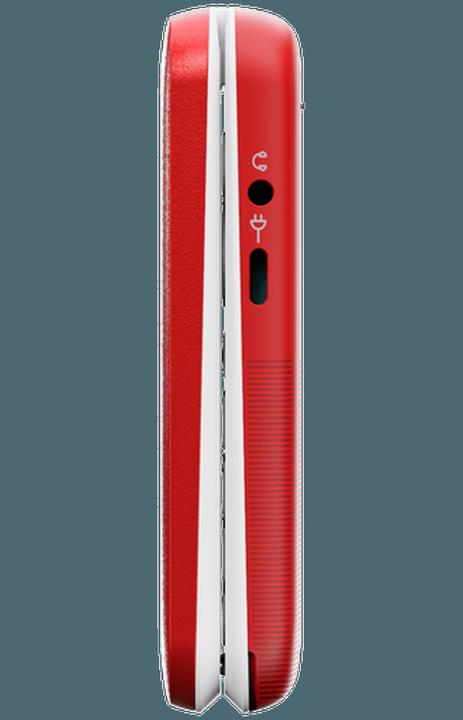 Produktbild Doro Leva L30, Clamshell, Single SIM, 7,11 cm (2,8"), 2 MP, 1150 mAh, Rot, Weiss (2.80", 2 Mpx, 4G)