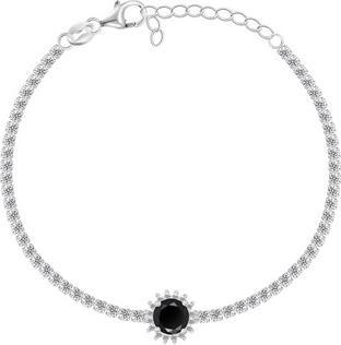 Produktbild Brilio Silver - Sparkling silver bracelet with zircons BRC76WBC