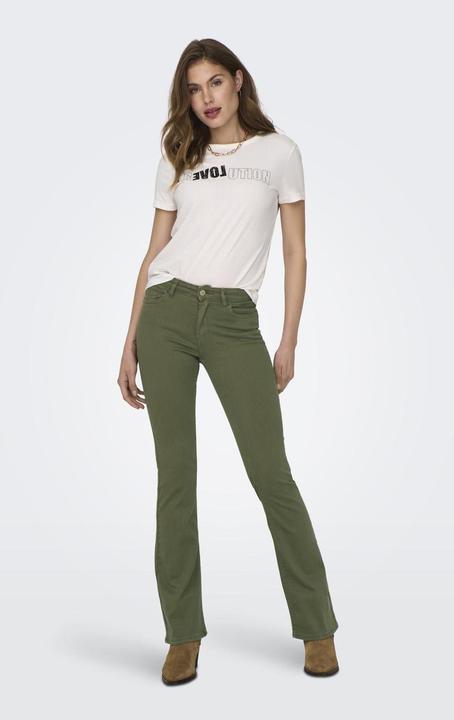 Image du produit Only Pantalon évasé Taille moyenne Pantalon à coupe large (S)