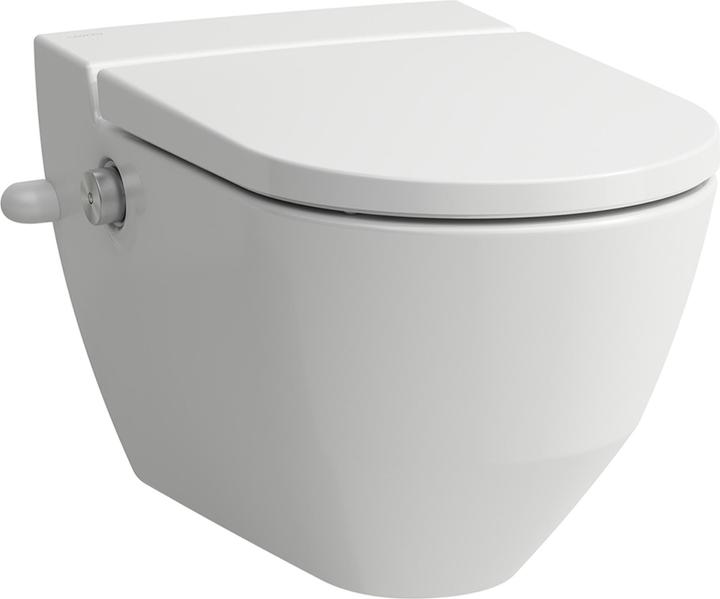Produktbild Laufen Wand-Dusch-WC CLEANET NAVIA tief 4,5/3 l spülrandl 370x580mm we matt