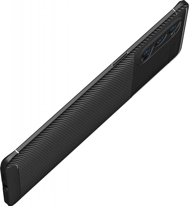 Produktbild Screenguard Oppo Reno4 Pro 5G Hülle Carbon Design TPU Case (Oppo Reno 4 Pro 5G)