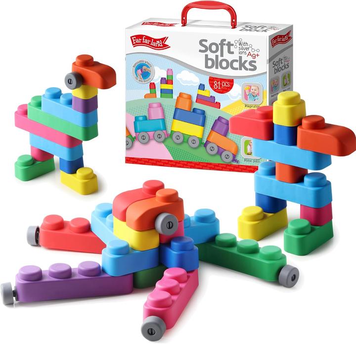 Produktbild Montessori 81 weiche Blöcke, Montessori-Spielzeug, Lernspielzeug ® by Far far land