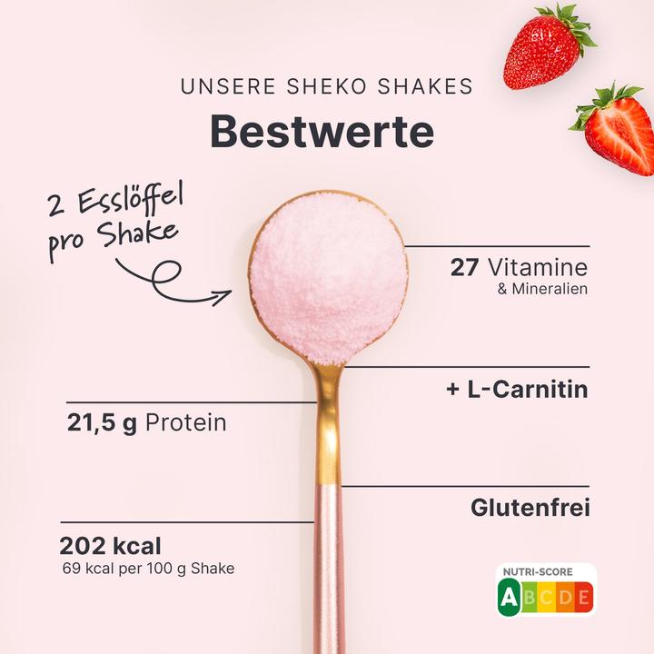 Produktbild Sheko Shake (Erdbeer, 1 Stk., 450 g)