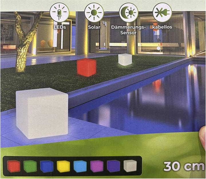 Produktbild Fs-Star Solar Würfelleuchte LED 30x30cm