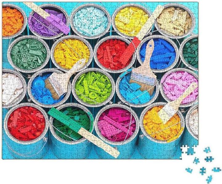 Produktbild Abrams & Chronicle 79704 - LEGO Paint - Party Puzzle, 1000 Teile (1000 Teile)