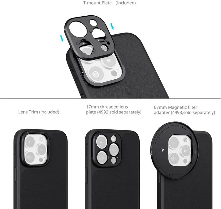 Actual product image SmallRig 4987 FilMov Lightweight Photography Case Kit for iPhone 16 Pro Max 4987 (Various video accessories)