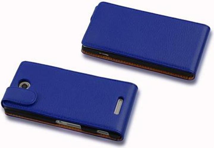 Productafbeelding Cadorabo Flip met structuurhoes (Sony Xperia C)