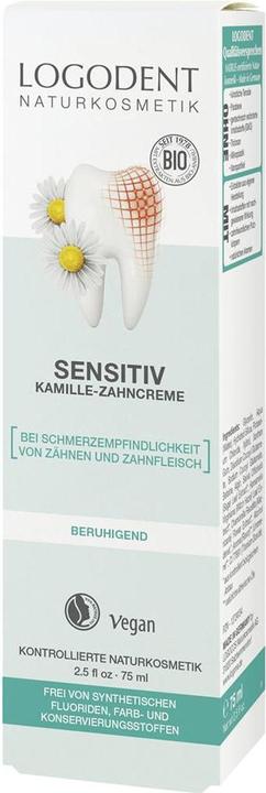 Produktbild Logona Logodent Sensitiv Kamille Zahncreme (75 ml)